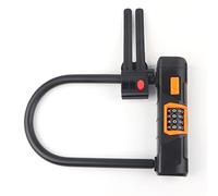 Serrure en U pour vélo, serrure de sécurité anti-vol pour bicyclette à code à 4 chiffres, accessoire de sécurité cycliste en acier allié épais avec revêtement PVC, compatible vélo,