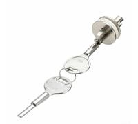 Serrure en verre solide et durable avec clés pour vitrines et vitrines