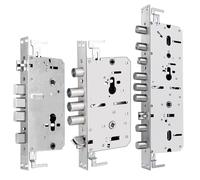 Serrure Encastrable Corps de serrure en acier inoxydable for porte sécurité 1 pièces, taille pas 6068, for soulever, verrouiller et amp;Pousser vers le bas, ouvrir(40X388)