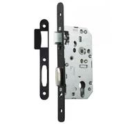 Serrure encastrable réversible Vachette D455 Noir axe 50 mm a encastrer porte cylindre