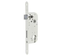 Serrure encastrée THIRARD, à cylindre, axe 40 mm, blanc