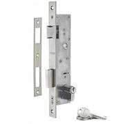 Serrure ? encastrer ? cylindre axe ? 30 mm L 45 mm 3 cl?s 26045 Thirard