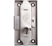Serrure espagnolette 80x55mm axe 35mm longueur du canon 12mm droite finition fer - DEVISMES - 12383-005-D