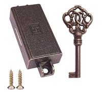 Serrure espagnolette - cyclingcolors - Remplacement meuble ancien - Brun bronze - Clé incluse - Sens gauche