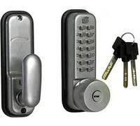 Serrure EXTEL avec serrure à code avec pêne WECA 109058