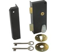 Serrure monopoint en applique pêne dormant 1/2 tour 2 clés gauche JPM 446000-02-2Y