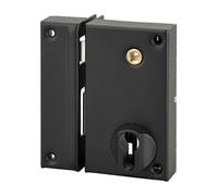 Serrure grille portail verticale pour cylindre profil européen 75x130mm THIRARD (gauche) - THIRARD