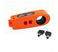 Serrure Guidon Vélo Électrique ABS+Métal Antivol(Orange) | Imperméable et antirouille, résiste aux intempéries, usage extérieur , protection fiable