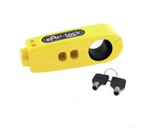 Serrure Guidon Vélo Électrique ABS+Métal Antivol(Yellow) | Imperméable et antirouille, résiste aux intempéries, usage extérieur , protection fiable