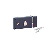 Serrure horizontale Noir epoxy 140x85 mm THIRARD à pêne dormant demi-tour -