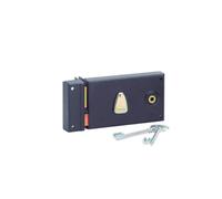 Serrure horizontale Noir epoxy 140x85 mm THIRARD à pêne dormant demi-tour -
