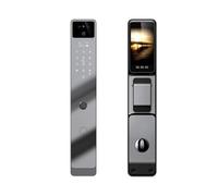Serrure intelligente avec application, antivol, à empreintes digitales, caméra, mot de passe, grande serrure porte,Résistant à la corrosion(Y17 30240)