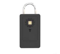 Serrure intelligente avec empreinte digitale et mot de passe, boîte à clés pour application Tuya, serrure de porte en métal étanche IP54, capacité de 100 utilisateurs, cryptage AES (BX80)
