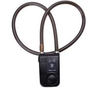 Serrure intelligente Bluetooth contrle par application chane d'alarme antivol avec alarme 105dB (noir)