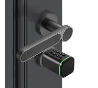 Serrure Intelligente Connectée - Porte et Portail Extérieur - App/Mot de Passe/Carte à Puce/Clé Manuelle - Serrure à Code pour Maisons, Appartements, Garages, Sous-sols, Hôtels