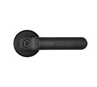 Serrure intelligente électronique double mode USB rechargeable empreinte digitale serrure de porte de sécurité serrure biométrique pour appartement (couleur : noir (normal))