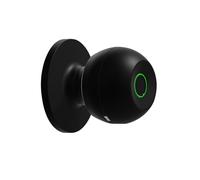 Serrure intelligente, Serrure à bouton for porte en bois, mot de passe, Bluetooth, bouton électronique, clé mécanique, verrouillage automatique, application, déverrouillage numérique(Zwart)