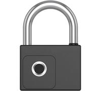 Serrure Intelligente, Serrure à Empreinte Digitale, Serrure à Combinaison, Cadenas Tuya Smart Home Bluetooth Empreinte Digitale Serrure électronique Ip65 étanche Antivol USB R, Black a