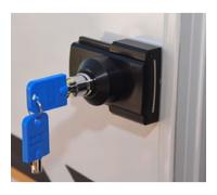 Serrure interne/externe IMC, serrure de porte pour porte d'entrée, édition noire