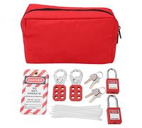 Serrure ¨¦lectrique Kit de Marquage avec Cadenas de Consignation Etiquette Loto Serrure ¨¤ cl¨¦ Clip Poche ¨¤ cl¨¦ pour Verrouiller Les Produits Marqu¨¦s