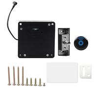 Serrure ¨¦lectronique D'armoire, Serrure NFC Intelligente avec Carte D'identit¨¦ RFID Intelligente pour Armoire ¨¤ Double Porte Casier Tiroir Armoire en Bois Bricolage