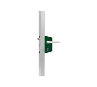 Serrure portail battant - mécanisme inox - cylindre - LAKQ 40 vert LOCINOX