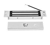 Serrure magnétique électrique étanche180 kg Force de maintien pour porte de contrôle d'accès 12V argent pour porte en bois porte en verre porte en métal