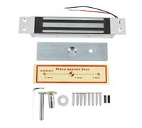 Serrure magnétique électrique pour porte simple, force de maintien de 180KG, mode DC12V NC, serrure électromagnétique en alliage d'aluminium pour porte -feu en verre, bois et métal