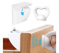 Serrure magnétique pour tiroir, serrures magnétiques invisibles pour armoire | Serrure de placard à l'épreuve des | Serrure de placard invisible avec colle et vis, serrure d'armoire pour enfant, serru