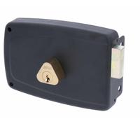 Serrure Match pêne dormant applique horizontale cylindre 50 mm droite JPM 601410-03-1A