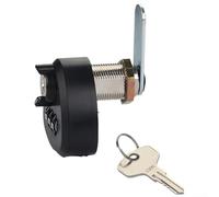 Serrure mécanique à came en alliage de zinc avec code à 3 chiffres pour protéger efficacement vos tiroirs et boîtes aux lettres (25 mm, noir)