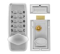 Serrure Mécanique pour Porte Intérieure à Mot de Passe Numérique, Verrouillage par Code 4 à 6 Chiffres Durable, Sert pour Armoire