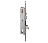 Cisa Serrure coffre pêne basculant 16215-30 1 point 12V axe 27 mm têtière plate Noir