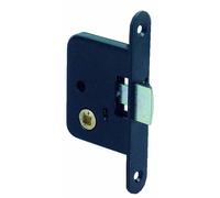 Serrure monopoint à larder petit coffre à bec de cane 40mm bout rond droite JPM 255000-02-1X