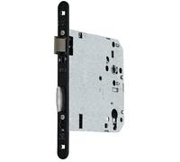 Serrure monopoint à larder PMR noir série D45 pêne dormant axe 120 mm - VACHETTE - 22722000