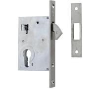 Serrure monopoint à larder profil étroit à crochet axe 40mm - - CIS45110.40