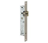 Serrure monopoint à larder profil étroit bec de cane Série 9 largeur 39,5mm - METALUX - F109390000