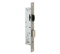 Serrure monopoint à larder profil étroit pêne dormant à rouleau série 8 largeur 36mm - METALUX - F108360000
