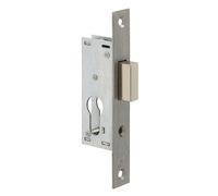 Serrure monopoint à larder profil étroit pêne dormant seul petit coffre Série 14 largeur 46mm - METALUX - F114460000