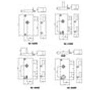 Serrure monopoint en applique à fouillot extra-plat 4G à 2 clés de cylindre 40 mm droite - JPM - 416000-01-1Y