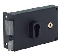 JPM Serrure monopoint en applique horizontale 114500-01-2Y – Profilé européen fouillot gauche