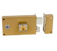 Serrure monopoint en applique ALPHA cylindre rond horizontal fouillot droite - BRICARD - 352110