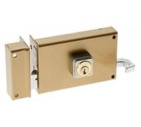 Serrure monopoint en applique ALPHA cylindre rond horizontal tirage gauche - BRICARD - 350111