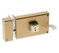 Serrure monopoint en applique ALPHA cylindre rond horizontal tirage gauche - - 350111