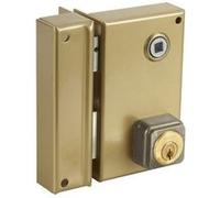 Serrure monopoint en applique ALPHA cylindre rond vertical fouillot gauche - BRICARD - 452111