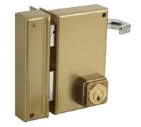 Serrure monopoint en applique ALPHA cylindre rond Vertical tirage gauche BRICARD 450111