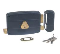 Serrure monopoint en applique - CISA - Horizontal droit - Tirage 40 mm - Coffre 140×88 mm - Axe 70 mm