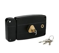 Serrure monopoint en applique ERCY 5 goupilles 5G horizontal fouillot gauche cylindre de 50mm - HERACLES - C5-501713-2