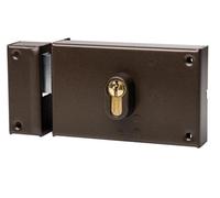 Serrure monopoint en applique horizontal pêne dormant seul cylindre profil européen gauche VACHETTE 18775000