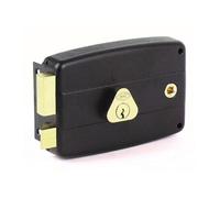 Serrure monopoint en applique horizontale à fouillot 40mm gauche - CISA - 3005012000 Noir G